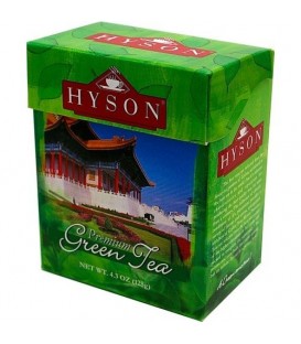 Green Tea in Flip Top Carton - Hyson Loose Leaf Tea on sale at tea river